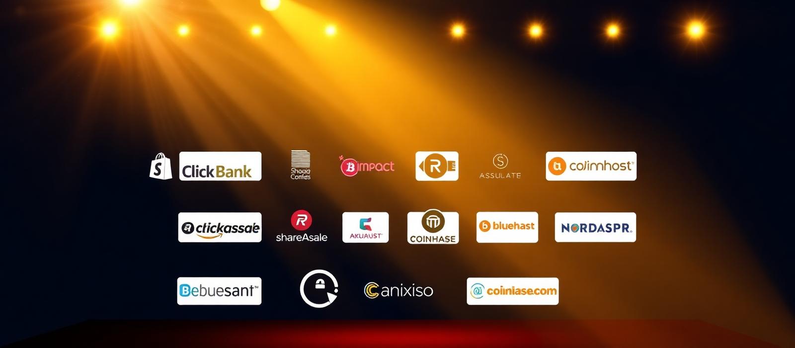 Brand Logo Montage 4 — original artwork from the Partner Brand Montages collection. This custom image was designed for the High Paying Links gallery to illustrate high value affiliate links and partner referral program rewards. It shows the look and feel used across the directory, where creators find ClickBank digital product marketplace and e-commerce affiliate storefront listings. Ideal inspiration for content creator monetization and anyone wanting to earn recurring monthly commissions with link farm curation done. Image Created by www.HighPayingLinks.com.