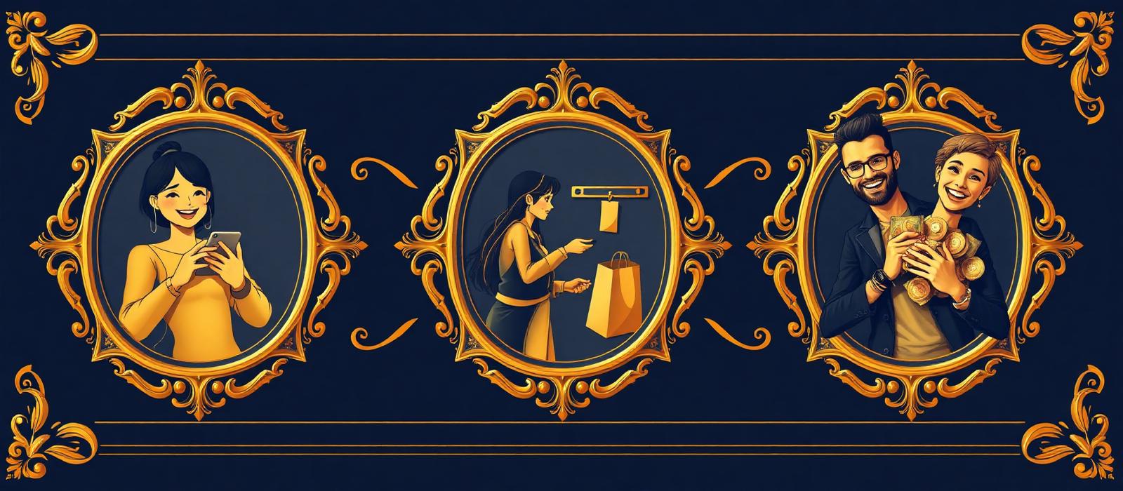 Affiliate Flow Series Two 15 — original artwork from the Affiliate Flow Concepts — Series Two collection. This custom image was designed for the High Paying Links gallery to illustrate highest paying affiliate programs and flat rate referral bonuses. It shows the look and feel used across the directory, where creators find ClickBank affiliate offers and SaaS affiliate program payouts listings. Ideal inspiration for influencer income streams and anyone wanting to build a full time online. Image Created by www.HighPayingLinks.com.