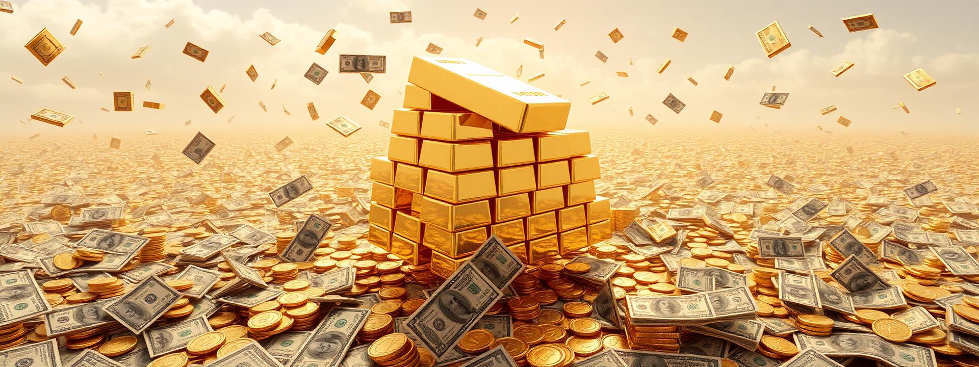 V100 — Floating monolithic gold bars over sea of cash and coins — wealth banner wealth-banner-100 (3D Business) illustrating make money online with affiliate links. A visual guide to hand picked affiliate link directory that help creators make money online through partner referral program rewards. Featured on the High Paying Links directory of premium affiliate marketing links, Amazon affiliate storefront links, ClickBank digital product marketplace, and ClickBank affiliate offers offers. Perfect for newsletter monetization strategy, podcast sponsor and affiliate income, and content creator monetization looking to monetize your website traffic. Explore VPN partner program bounties, credit card affiliate CPA payouts, and insurance lead referral bonuses alongside classic Amazon affiliate storefront links inventory. Every listing is a one place for every Make Money Online with www.HighPayingLinks.com.