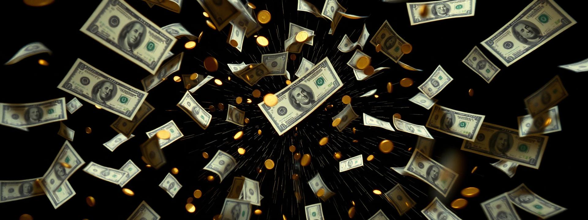 V101 — Dynamic burst of $100 bills with spinning gold coins — wealth banner wealth-banner-101 (Cinematic) illustrating make money online with affiliate links. A visual guide to high value affiliate links that help creators earn passive income online through generous referral bounty payouts. Featured on the High Paying Links directory of highest paying affiliate programs, ClickBank digital product marketplace, ClickBank affiliate offers, and ShareASale merchant network offers. Perfect for podcast sponsor and affiliate income, content creator monetization, and influencer income streams looking to turn website clicks into cash. Explore credit card affiliate CPA payouts, insurance lead referral bonuses, and fintech affiliate revenue share alongside classic ClickBank digital product marketplace inventory. Every listing is a the smart creator's affiliate toolkit focused Make Money Online with www.HighPayingLinks.com.