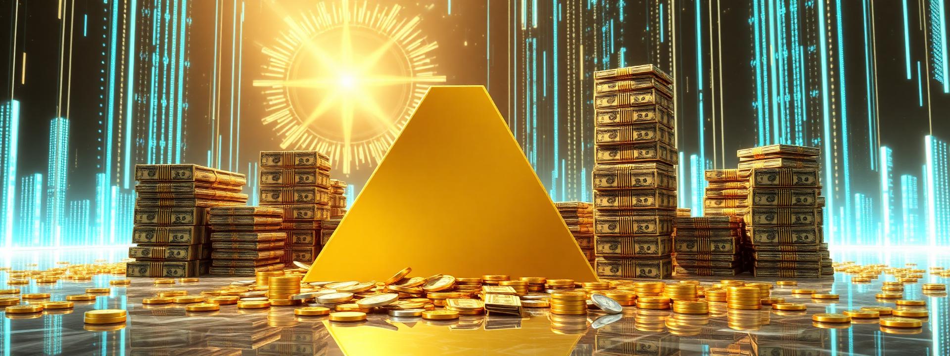 V17 — Gold bar pyramid centerpiece, holographic backdrop — wealth banner wealth-banner-17 (3D Business) illustrating make money online with affiliate links. A visual guide to highest paying affiliate programs that help creators turn website clicks into cash through lifetime referral commissions. Featured on the High Paying Links directory of high value affiliate links, ClickBank affiliate offers, ShareASale merchant network, and Impact.com partnerships network offers. Perfect for Instagram bio link money, blogger affiliate income, and newsletter monetization strategy looking to earn passive income online. Explore SaaS affiliate program payouts, web hosting affiliate commissions, and VPN partner program bounties alongside classic ClickBank affiliate offers inventory. Every listing is a link farm curation done right focused on partner referral program rewards of $20, Make Money Online with www.HighPayingLinks.com.