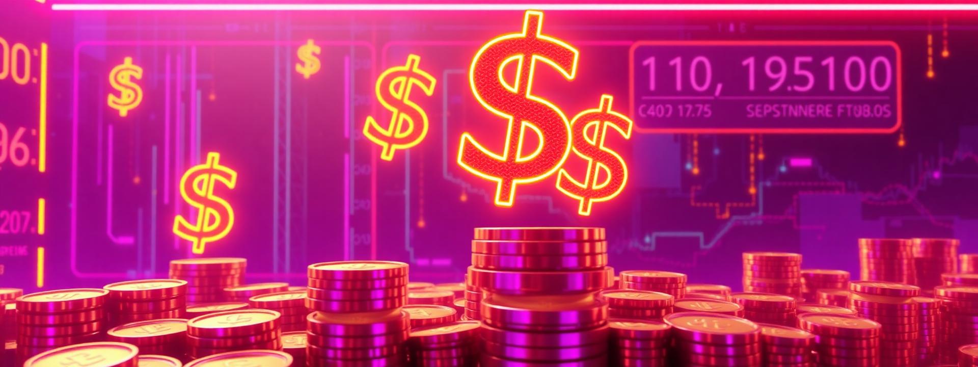 V23 — Cyberpunk finance: purple + gold neon $ signs — wealth banner wealth-banner-23 (Futuristic) illustrating make money online with affiliate links. A visual guide to high value affiliate links that help creators earn passive income online through generous referral bounty payouts. Featured on the High Paying Links directory of highest paying affiliate programs, ClickBank digital product marketplace, ClickBank affiliate offers, and ShareASale merchant network offers. Perfect for blogger affiliate income, newsletter monetization strategy, and podcast sponsor and affiliate income looking to turn website clicks into cash. Explore web hosting affiliate commissions, VPN partner program bounties, and credit card affiliate CPA payouts alongside classic ClickBank digital product marketplace inventory. Every listing is a the smart creator's affiliate toolkit focused on Make Money Online with www.HighPayingLinks.com.