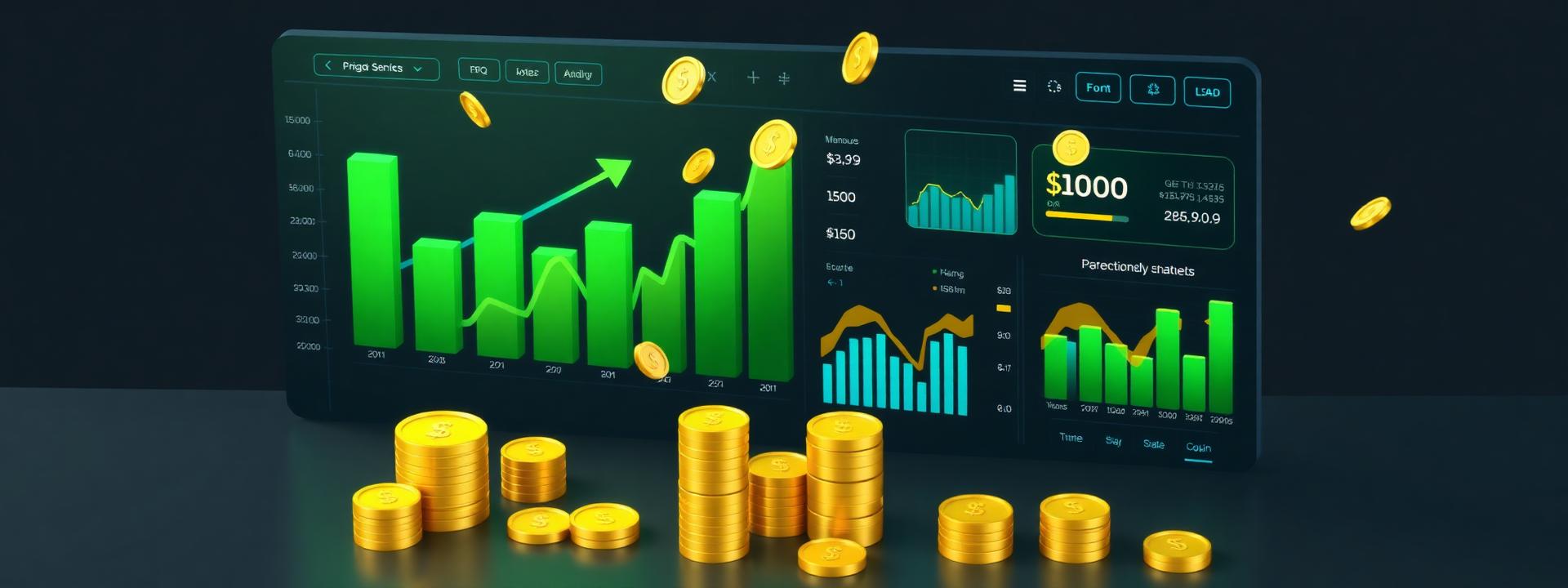 V35 — 3D dashboard: revenue charts + gold coins — wealth banner wealth-banner-35 (Futuristic) illustrating make money online with affiliate links. A visual guide to hand picked affiliate link directory that help creators make money online through partner referral program rewards. Featured on the High Paying Links directory of premium affiliate marketing links, ClickBank affiliate offers, ShareASale merchant network, and Impact.com partnerships network offers. Perfect for newsletter monetization strategy, podcast sponsor and affiliate income, and content creator monetization looking to monetize your website traffic. Explore VPN partner program bounties, credit card affiliate CPA payouts, and insurance lead referral bonuses alongside classic ClickBank affiliate offers inventory. Every listing is a one place for every high paying link focused on recurring referral Make Money Online with www.HighPayingLinks.com.
