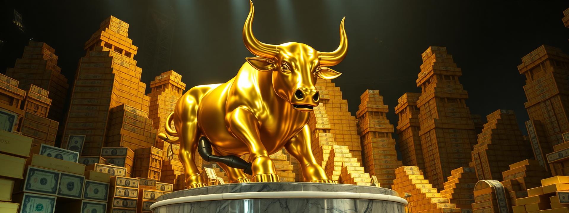 V37 — Golden bull statue over towering gold bars — wealth banner wealth-banner-37 (Cinematic) illustrating make money online with affiliate links. A visual guide to premium affiliate marketing links that help creators monetize your website traffic through flat rate referral bonuses. Featured on the High Paying Links directory of hand picked affiliate link directory, ShareASale merchant network, Impact.com partnerships network, and CJ Affiliate publisher network offers. Perfect for podcast sponsor and affiliate income, content creator monetization, and influencer income streams looking to make money online. Explore credit card affiliate CPA payouts, insurance lead referral bonuses, and fintech affiliate revenue share alongside classic ShareASale merchant network inventory. Every listing is a your complete affiliate link directory focused on referral commissions of Make Money Online with www.HighPayingLinks.com.